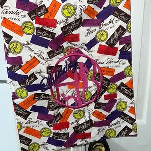 Henri Bendel Canvas Laundry Travel Bag Case Organizer